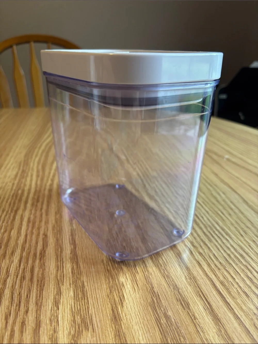 Oxo Clear Pantry Container with White Lid